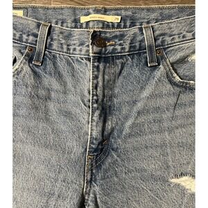 Levi's Premium Big E Baggy Boot Light Wash Wide Leg High Rise Jean Sz 29 (32x31)